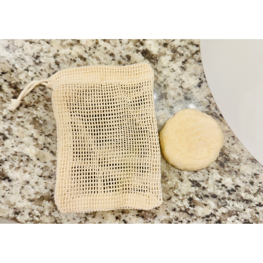 Exfoliating Soap Saver Bag Natural Loofah Soap Bar Zero‎ Waste Sustainable